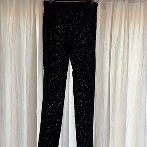 Helmut Lang Stretch Lace Tuxedo Pant